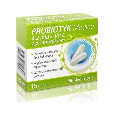 Aliness - Probiotyk Medica 4,2 mld - 15kaps