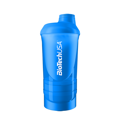 BioTech Usa - Shaker Wave++ 600ml - Blue