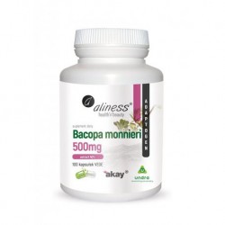 Aliness - Bacopa Monnieri 50% 500mg - 100kaps