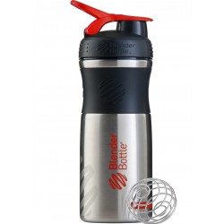 Blender Bottle - Sportmix Stainless - 820ml Black/Red
