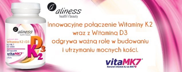 Aliness | K2 + D3 Forte | Witaminy
